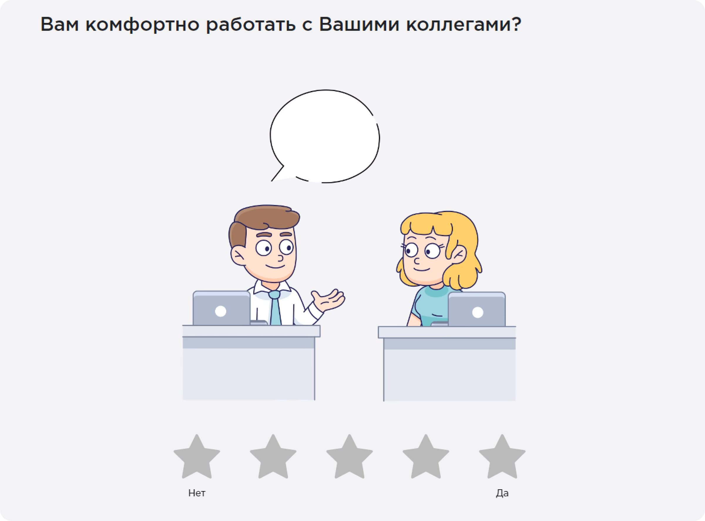 Примеры вопросов в исследовании Happy Job