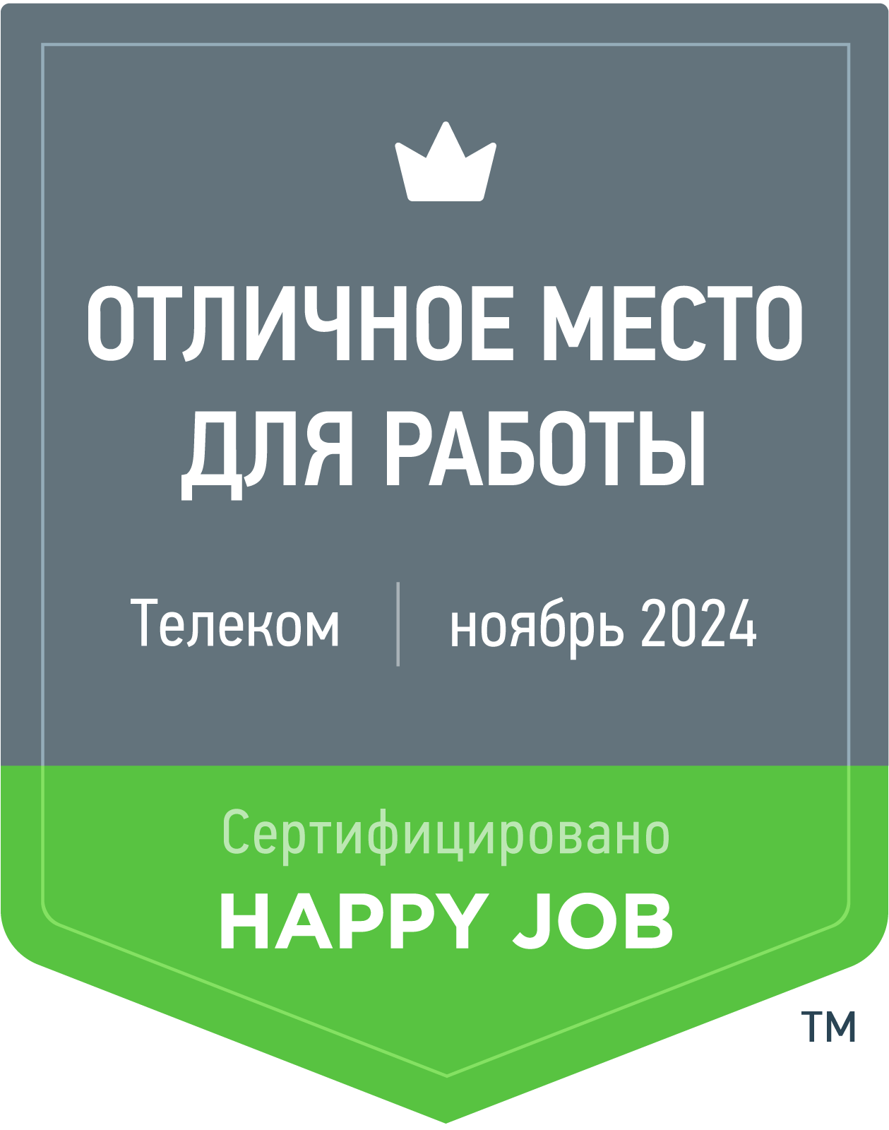 Сертификация Happy Job Миранда медиа №00068-О Телеком