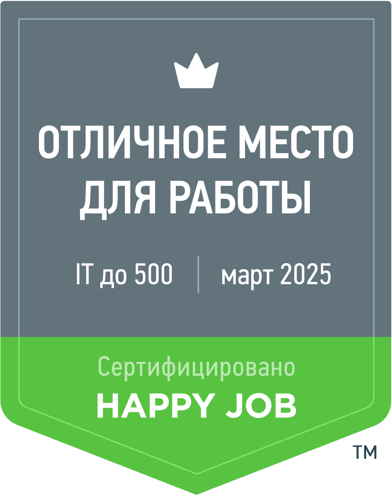 Сертификация Happy Job Флант №00130-О IT до 500